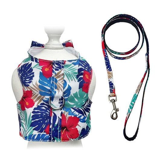 Hawaiian Harness Vest with Matching Leash