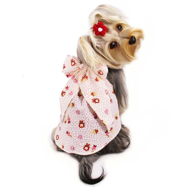 Animal Lovers Lightweight Sundress with Big Bow