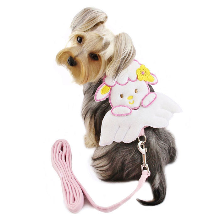 Sheep Angel Harness with Matching Leash