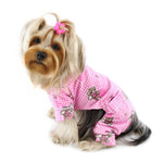 Adorable Teddy Bear Love Flannel PJ with 2 Pockets - Pink