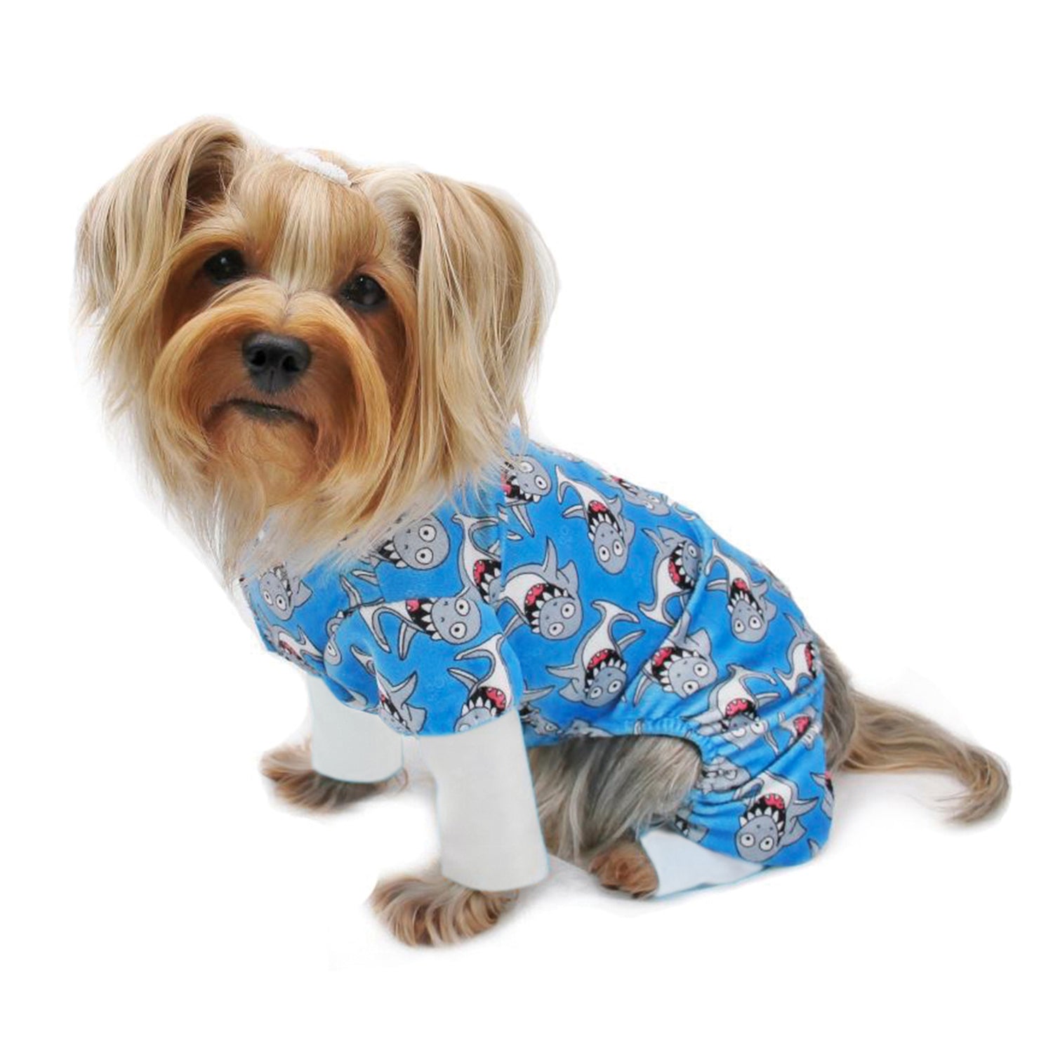 Shark Frenzy Pet Pajamas - Pet Pjs, Dog Pajamas