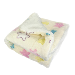 Double Layered Ultra Plush Colorful Stars Blanket