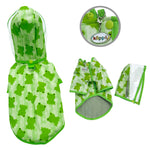 Clear View Froggy Raincoat with Fleece Lining and Detachable Hood